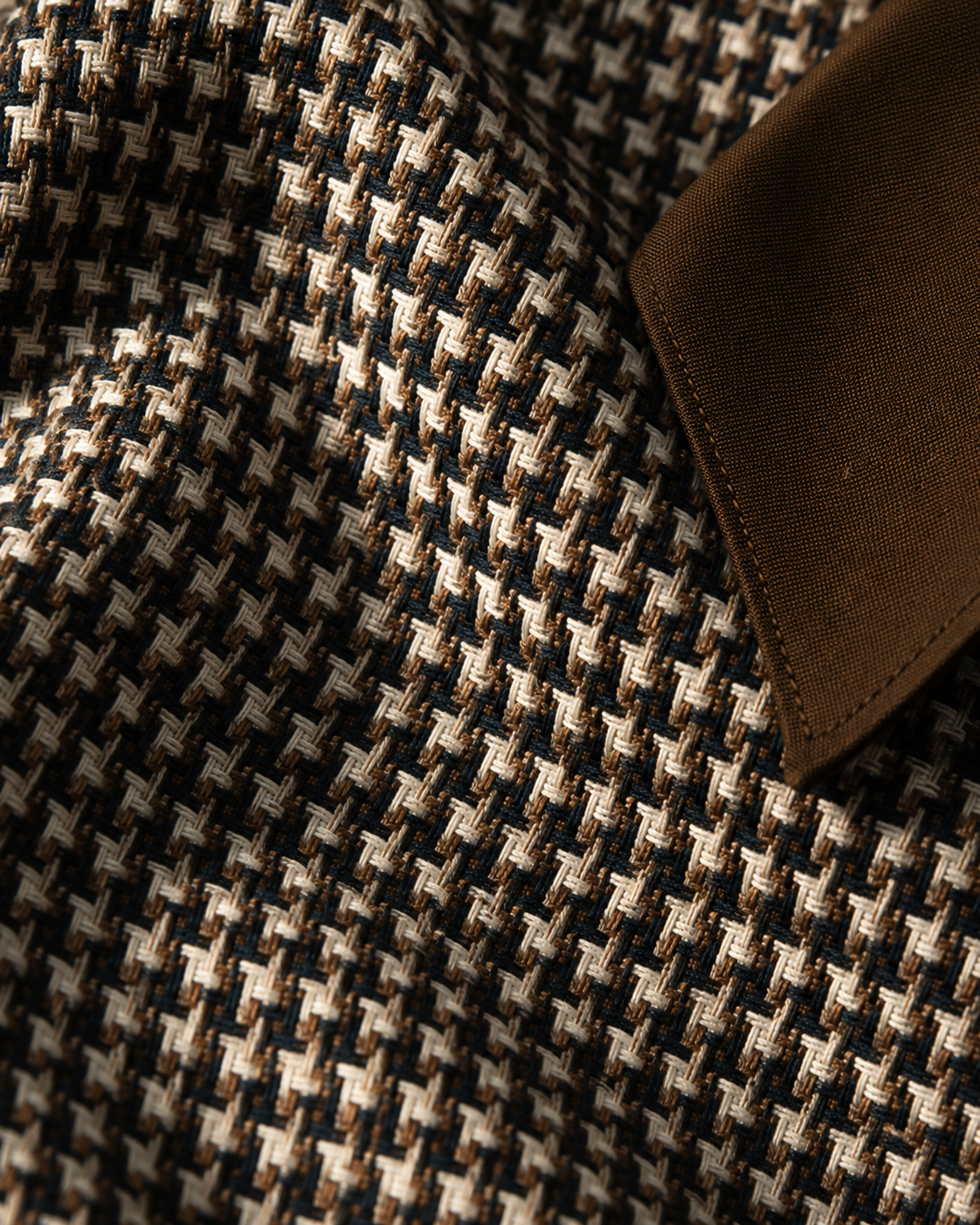 Men's Albini Stretch Cotton Micro Check Shirt
