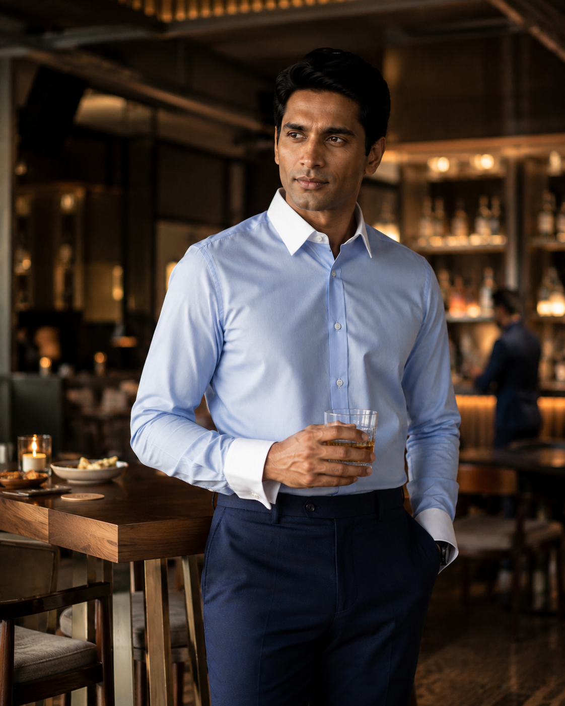 Blue Banker Shirt