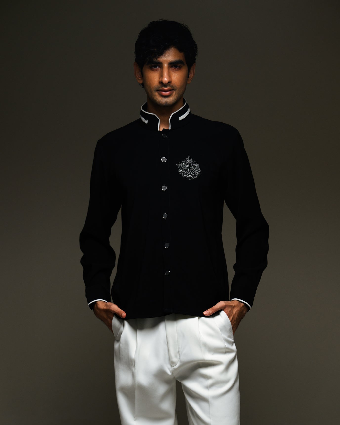 Contrast Cocktail Shirt