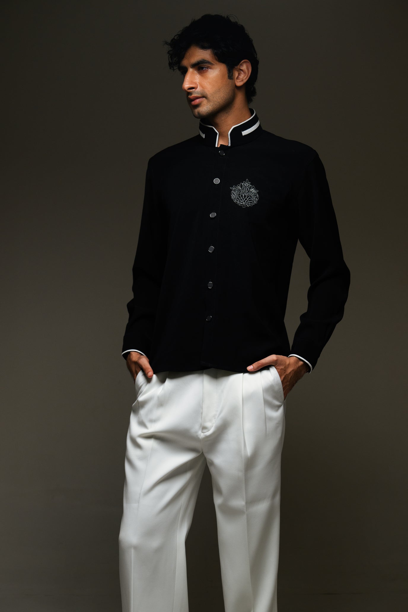 Contrast Cocktail Shirt