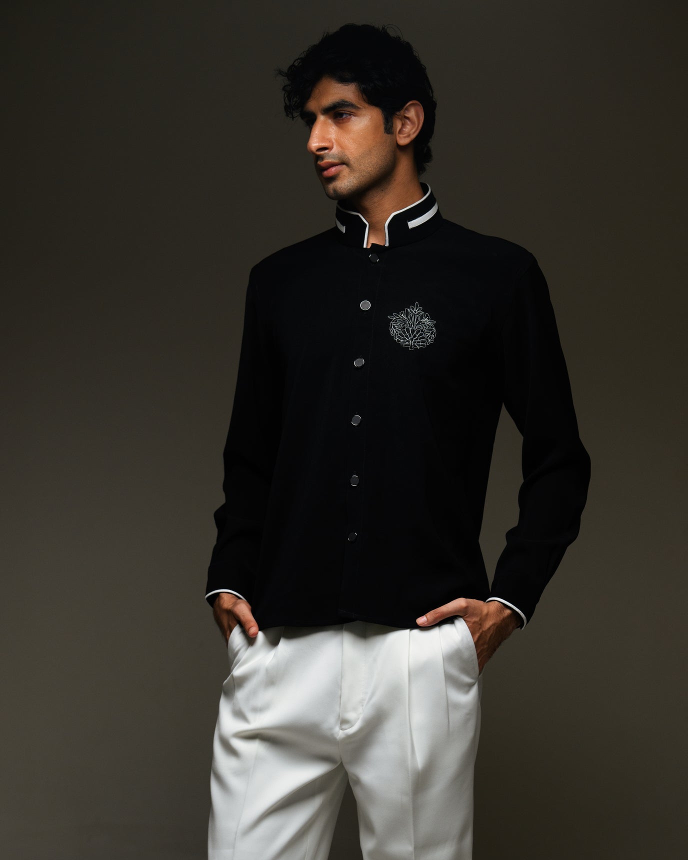 Contrast Cocktail Shirt