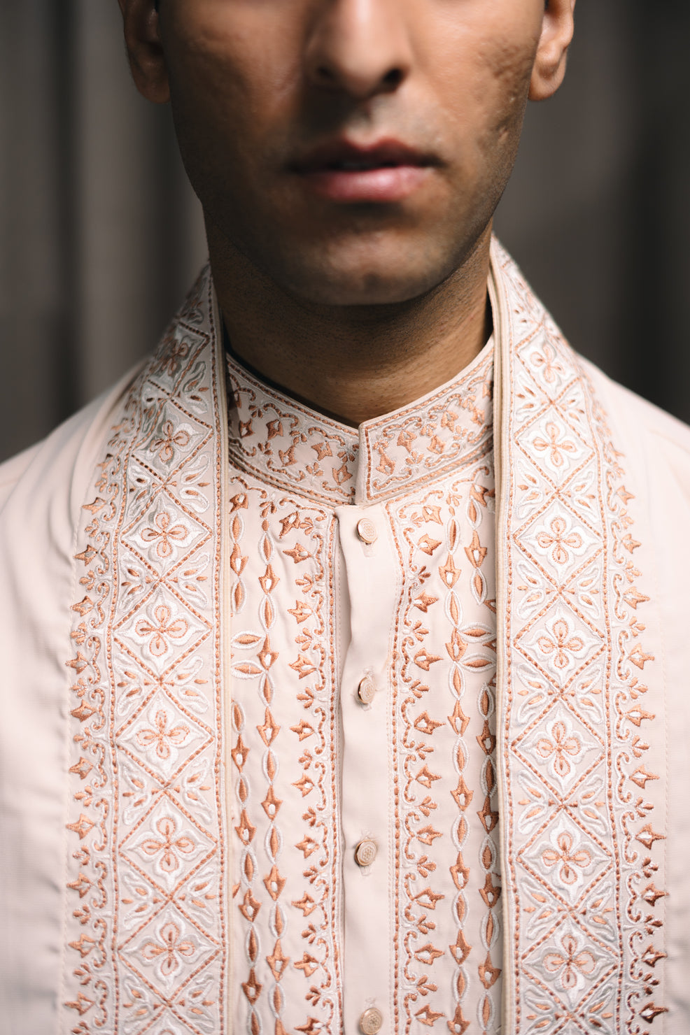 Ivory Royale Embroidered Kurta Set