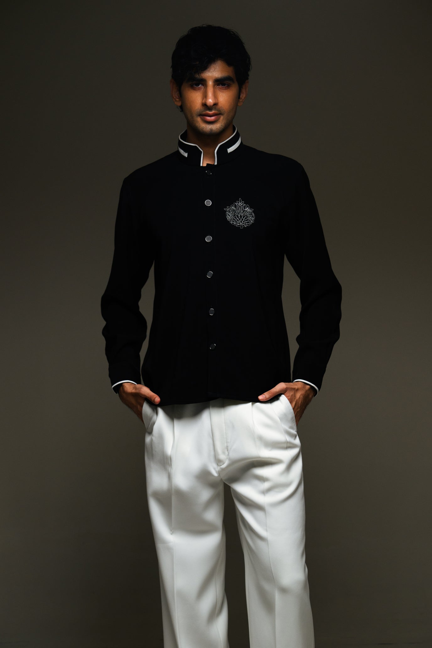 Contrast Cocktail Shirt