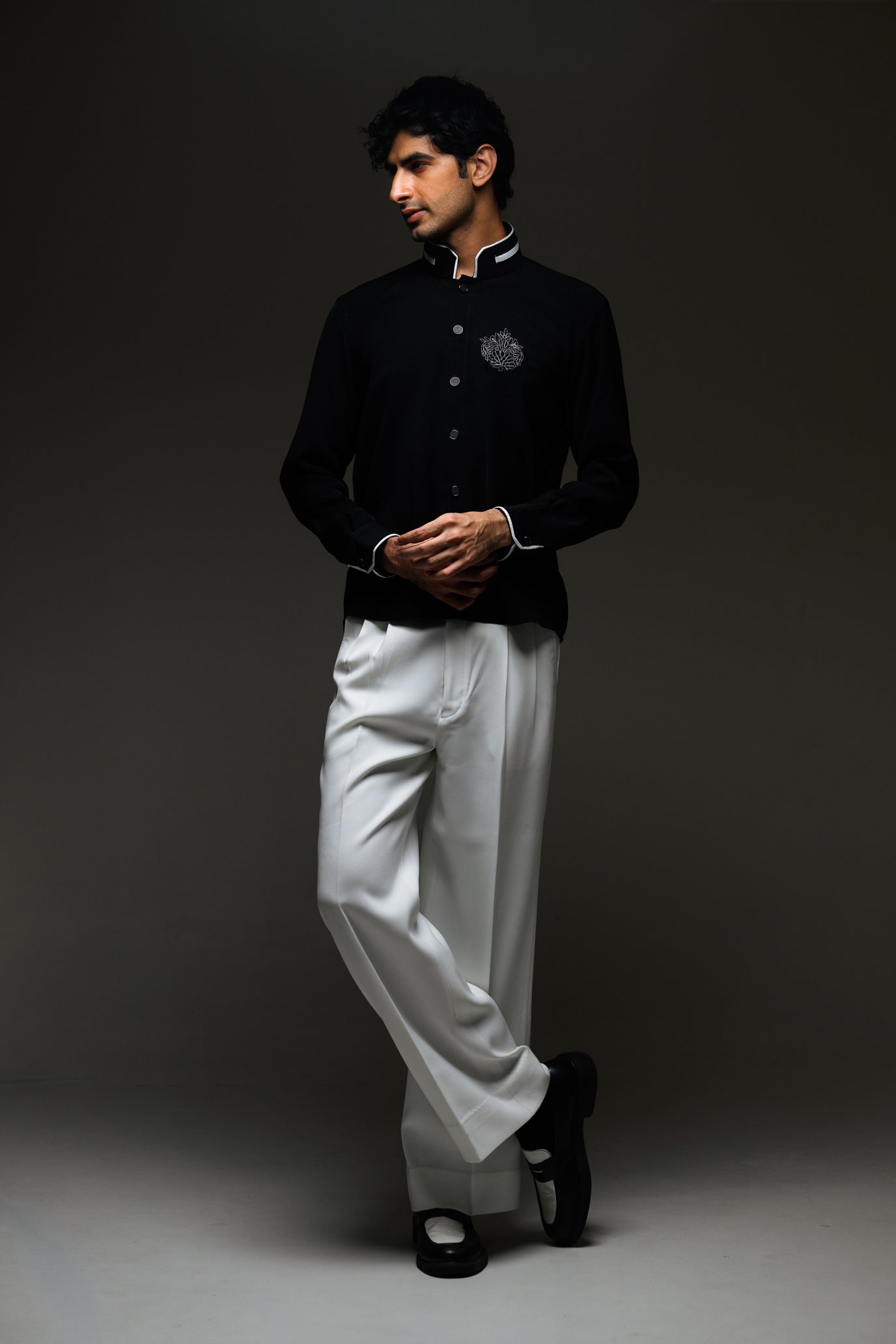 Contrast Cocktail Shirt