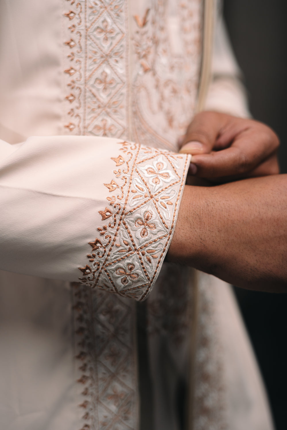 Ivory Royale Embroidered Kurta Set